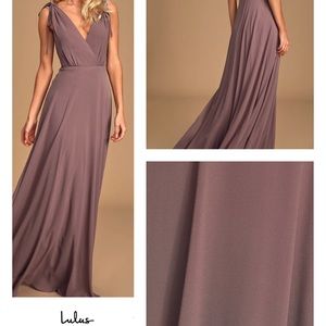 Lulus - Dance the Night Away Dusty Purple Backless